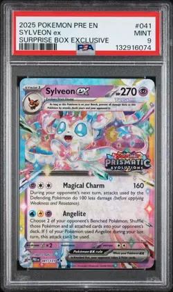 Sylveon ex - (Prismatic Evolutions Stamp) 041/131 PSA 9 SURPRISE BOX EXCLUSIVE - Image 1