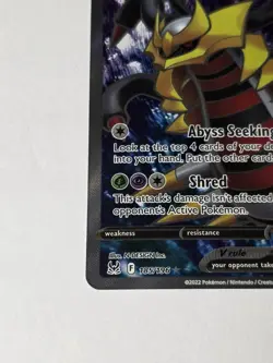 Giratina V 185/196 Pokemon TCG: Lost Origin Near Mint (NM) Full Art - Image 3