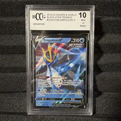 Pokemon TCG- Empoleon V #108 Black Star Promo- Graded 10 Mint Or Better - Image 1