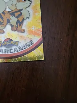 LP! FLAMES Holo Arcanine #59 - Topps Pokemon Series 1 Black Logo 1999 - Image 5