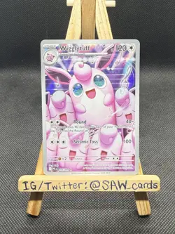 Wigglytuff 105/094 Me02: Phantasmal Flames Illustration Rare Pokemon TCG - Image 1