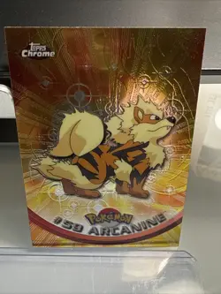 1999 topps Pokemon TV Animation Edition Series 1 Holo Foil #59 Arcanine - Image 1