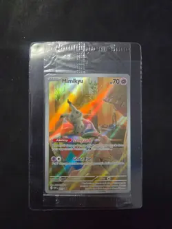 Pokemon TCG Mimikyu SVP 075 Paldean Fates ETB Sealed Promo - Image 1