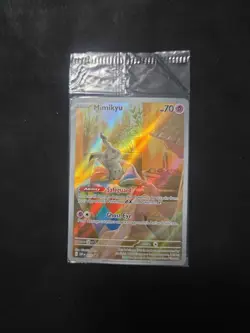 Pokemon TCG Mimikyu SVP 075 Paldean Fates ETB Sealed Promo - Image 2