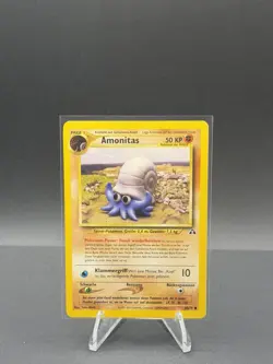 Pokemon TCG- Omanyte 60/75 Unlimited Neo Discovery (German) LP - Image 1
