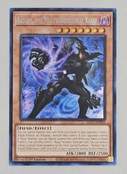 Yu-Gi-Oh! Radian, the Multidimensional Kaiju (Silver) BLC1-EN035 - Ultra Rare - Image 1