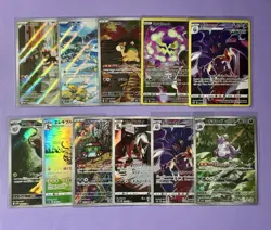 TCG Pokemon JP & EN AR, IR, CHR 151, Vstar, White Flare lot of 12 Cards - Image 1