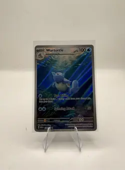 Pokemon TCG SV 151 Blastoise SAR Wartortle IR Squirtle IR Lot - Image 4