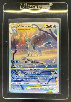 2023 Pokemon SWSH Crown Zenith Glaceon VST Galarian Gallery #GG40/GG70 - Image 1