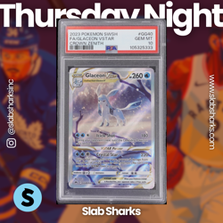 2023 POKEMON SWSH CROWN ZENITH: GALARIAN GALLERY #GG40/GG70 GLACEON VSTAR PSA 10 - Image 1
