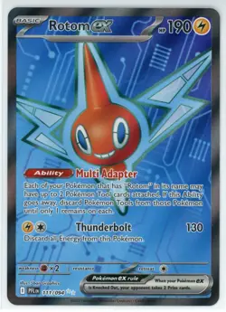 Pokemon TCG Rotom Ex 111/94 Phantasmal Flames Holo Rare NM/M - Image 1