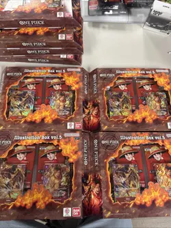 One Piece Card Game Illustration Box Vol. 5 IB-05 [IN-HAND] Lot Of 4 - Image 1