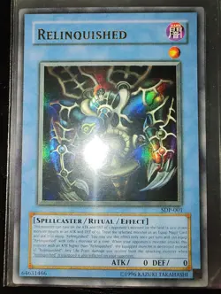 YuGiOh Relinquished SDP-001 Ultra Rare Unlimited Edition NM/Mint Never Played - Image 1