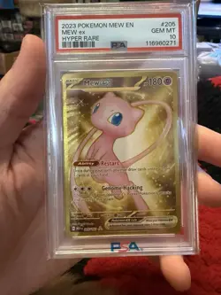 Mew ex 205/165 Scarlet & Violet: 151 Hyper Rare Holo PSA 10 - Pokemon Gem Mint - Image 1