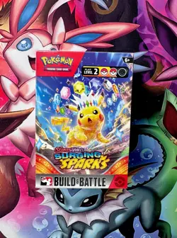 Surging Sparks Build and Battle Box SV08 Pokemon 2024 Factory Sealed - Image 1