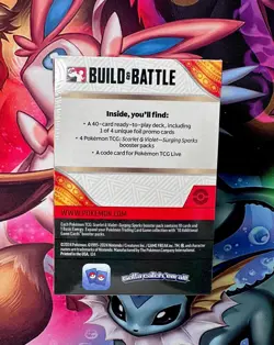 Surging Sparks Build and Battle Box SV08 Pokemon 2024 Factory Sealed - Image 2