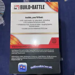 Surging Sparks Build and Battle Pokemon 2024 Factory Sealed - Image 2