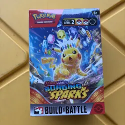 Pokemon Scarlet & Violet Surging Sparks Build & Battle Box [SV08] FACTORY SEALED - Image 1