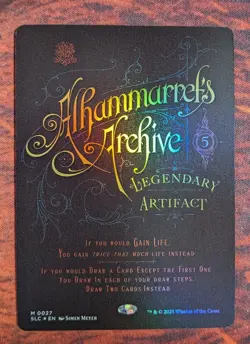 Alhammarret's Archive 0027 Near Mint NM FOIL SLC Secret Lair Encyclopedia MTG 2 - Image 1
