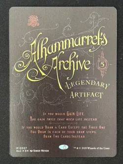 1x MTG Alhammarret's Archive (Foil) - Secret Lair Countdown Kit (SLC) #27 - Image 1