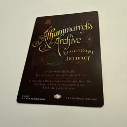 Alhammarret's Archive FOIL 0027 Secret Lair Countdown Bonus SLC MTG Mythic Mint - Image 4