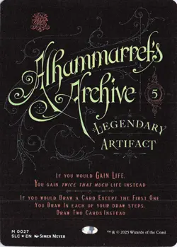 Alhammarret's Archive, 27, SLC, Encyclopedia of Magic, Foil - Image 1