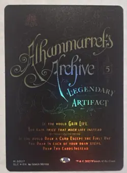 MTG Alhammarret's Archive FOIL 0027 SLC - Image 1