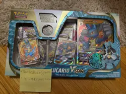 Pokemon TCG Lucario VSTAR Premium Collection - IN HAND - SEALED NEW BOX! 820650851247 - Image 2