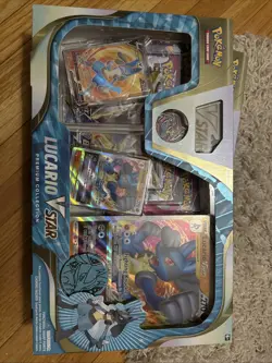 Pokemon TCG Lucario VSTAR Premium Collection - IN HAND - SEALED NEW BOX! 820650851247 - Image 5