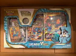 Pokemon TCG Lucario VSTAR Premium Collection - IN HAND - SEALED NEW BOX! 820650851247 - Image 1