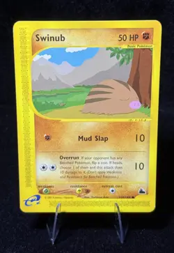 Swinub 108/144 Skyridge e-Reader Common Pokemon Card | Non-Holo | 2003 | NM- - Image 1