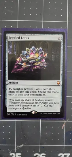Jeweled Lotus Commander Legends Regular Card Near Mint Condition - Image 1