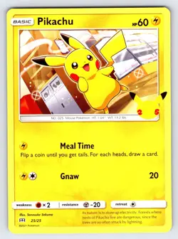 Pikachu 25/25 2021 McDonald's 25th Anniversary Pokemon Card Promo Non Holo - Nm - Image 1