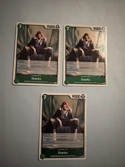 X3 One Piece Card Game TCG Shanks OP14-027 R M/NM Condition - Image 1
