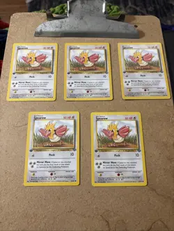 Pokemon TCG Jungle Spearow Card 62/64 Regular Common 1st Edition - Image 1