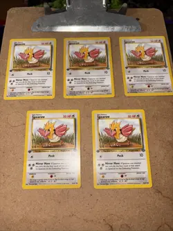 Pokemon TCG Jungle Spearow Card 62/64 Regular Common 1st Edition - Image 2