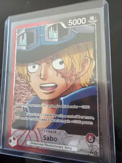 One Piece TCG OP13-004 Sabo Alt Art Leader AA Card Game CCG English - Image 3