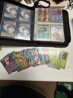 Pokemon Binder Collection Of 112 Cards & Base Set, Jungle,fossil,etc Cards+Slabs - Image 2