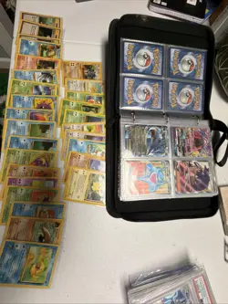 Pokemon Binder Collection Of 112 Cards & Base Set, Jungle,fossil,etc Cards+Slabs - Image 3