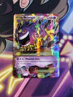 M Gengar EX 121/119 2014 Phantom Forces Pokemon Card TCG Secret Rare Full Art - Image 1