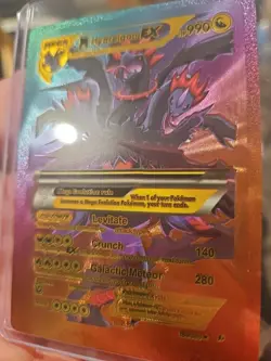M Hydregion EX Rainbow Foil Fan Art Vinyl Collector Pokemon Card - Image 4