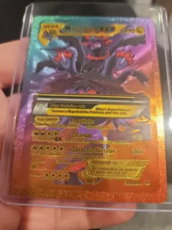 M Hydregion EX Rainbow Foil Fan Art Vinyl Collector Pokemon Card - Image 5