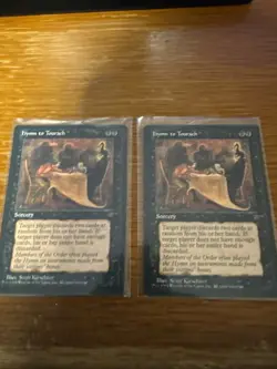 1994 Magic The Gathering Fallen Empires Hymn to Tourach - Image 1