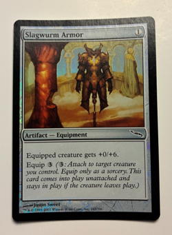 Slagwurm Armor FOIL Mirrodin NM Artifact Common MAGIC GATHERING - Image 1