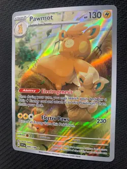 Pawmot 209/198 Illustration Rare Pokemon Card - Scarlet & Violet Base set - NM - Image 2