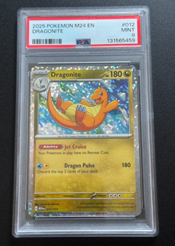 2025 Pokemon M24 EN Dragonite PSA 9 - Image 1