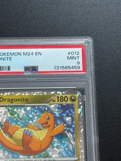 2025 Pokemon M24 EN Dragonite PSA 9 - Image 2
