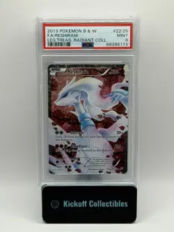 Reshiram Full Art RC22 Legendary Treasures Radiant Collection Holo Pokemon PSA 9 - Image 1
