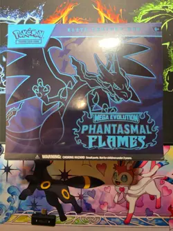 Pokemon Mega Evolution Phantasmal Flames Elite Trainer Box ETB Sealed - Image 1