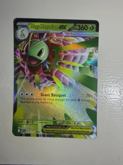 Pokemon Mega Meganium EX Holo 010/217 Grass Type Stage 2 360HP - Image 1